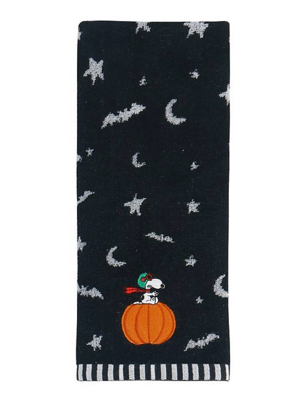 Celebrate together Snoopy Black & Orange Halloween Hand Towel